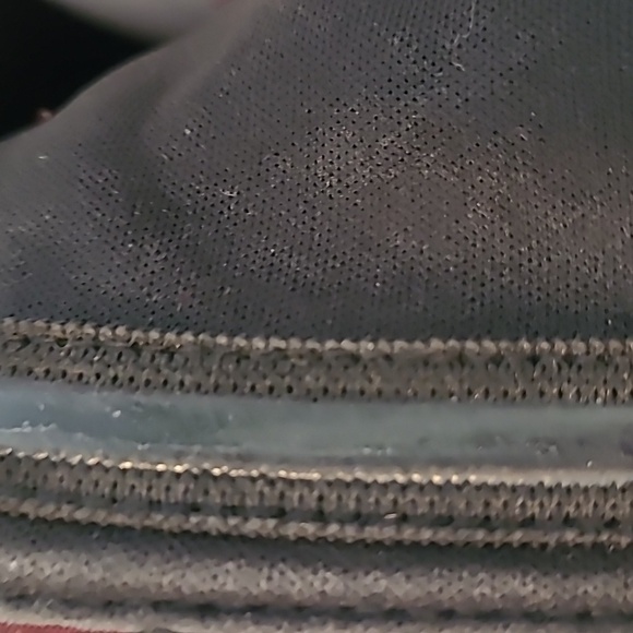 Betsy & Adam burgundy strapless formal gown - 14 - Picture 9 of 10